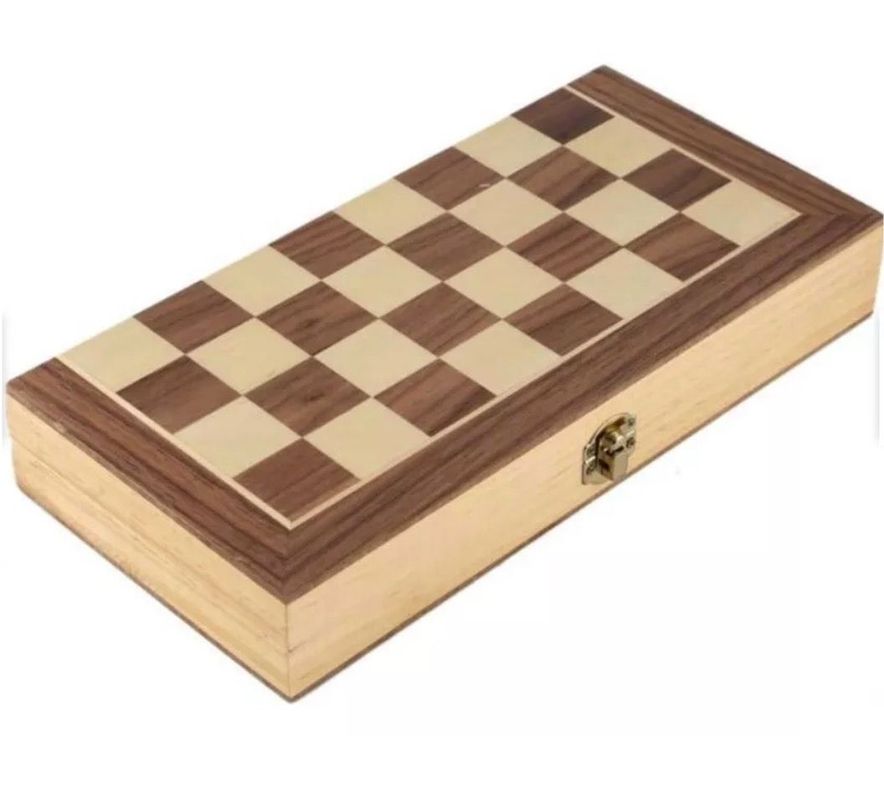 Ajedrez Madera Gran Calidad 40x40 Cm Excelente Ajedrez-0