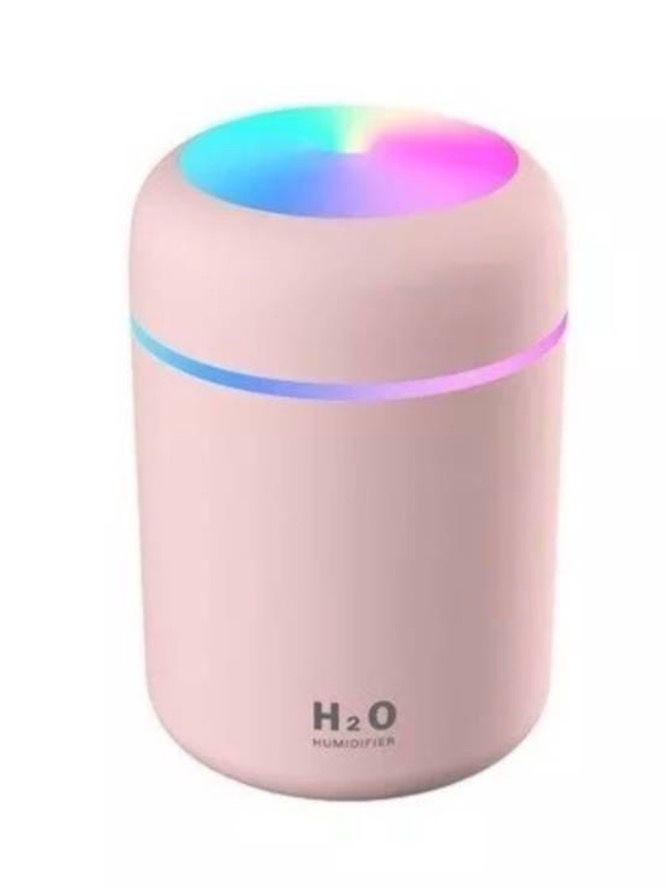 Humificador Difusor De Aire Luz Led Rgb Usb ROSADO 0