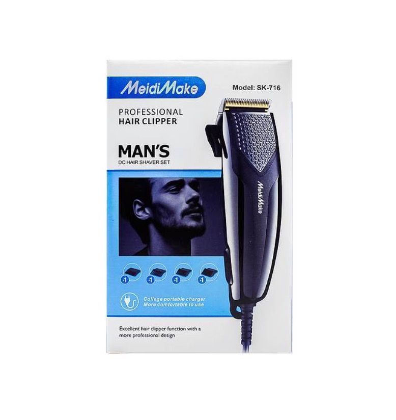 Maquina de Cortar Pelo Barba SK-716 Meidi Make-0