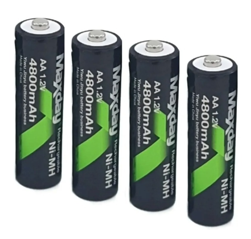 X4 Pilas Recargables Aa Pilas Aa Recargables 4800mah 1.2v-1
