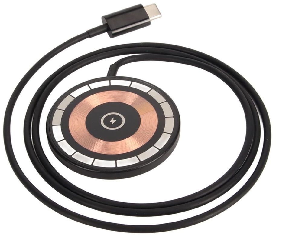 Cargador Almohadilla de Carga Magnética para Teléfono Tipo C de 15 W-0