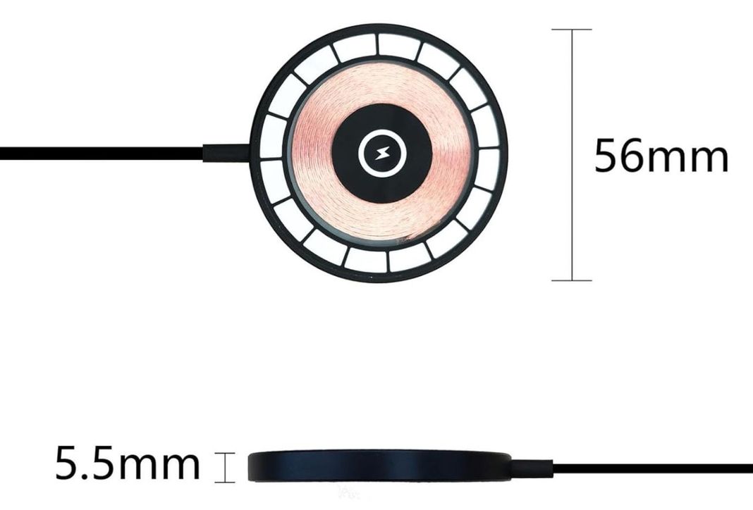 Cargador Almohadilla de Carga Magnética para Teléfono Tipo C de 15 W-2