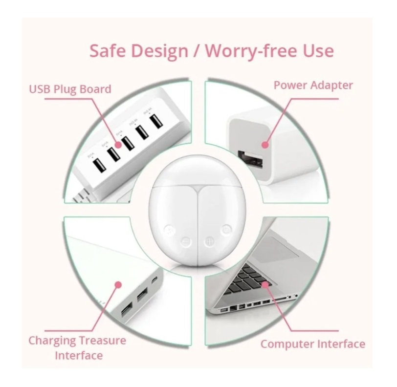 Extractor De Leche Saca Leche Eletrico Usb-3