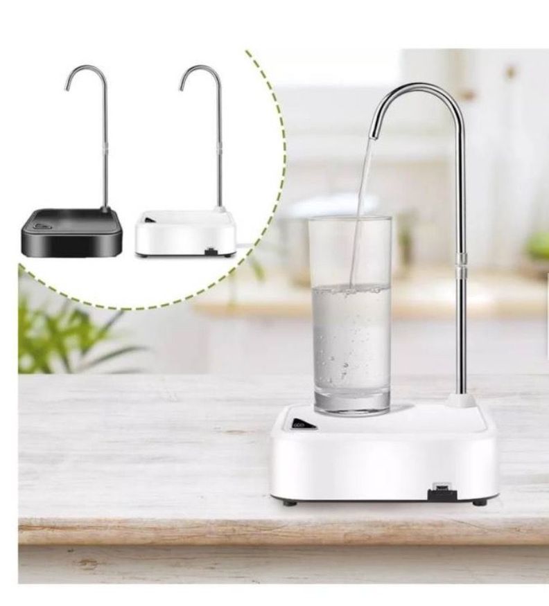 Bomba Dispensador De Agua Automático Con Base -0