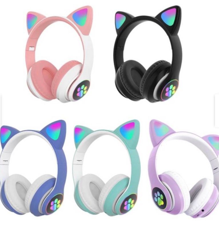 Audífonos Inalámbricos Bluetooth L550 Cat Ear Recargable-2