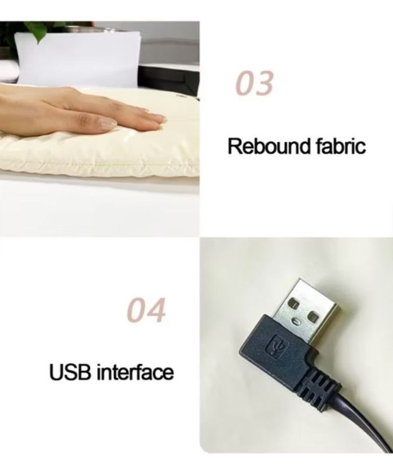 Calentador de Manos Recargable por Usb Bolsa de Calor Ajustable-2