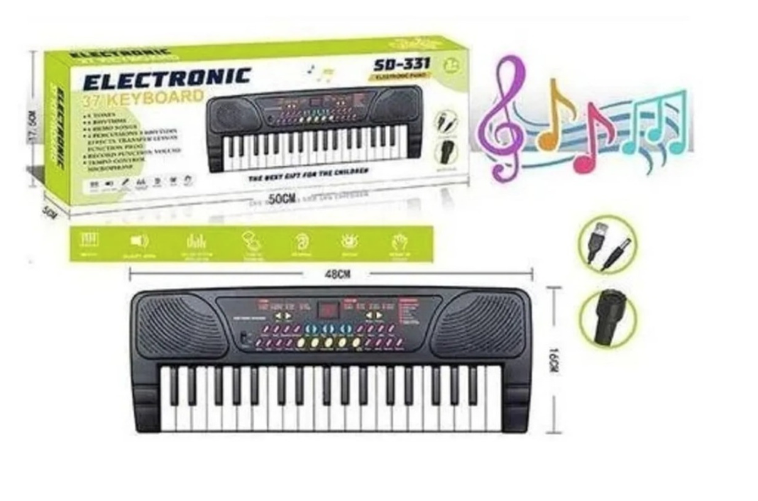 Piano Electrónico Infantil de 37 Teclas-1