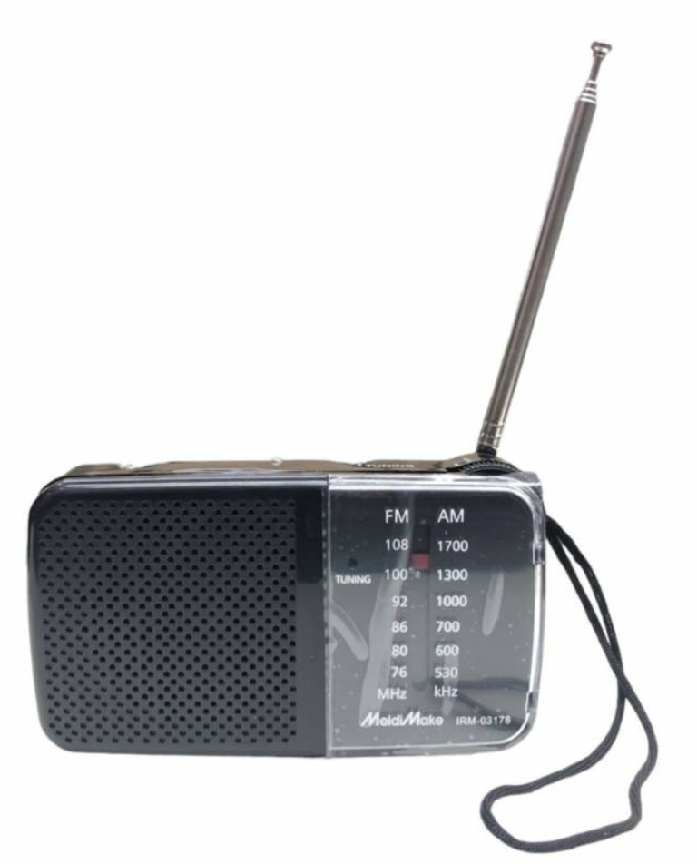 Radio A Pilas Fm - Am Portable De Bolsillo-0