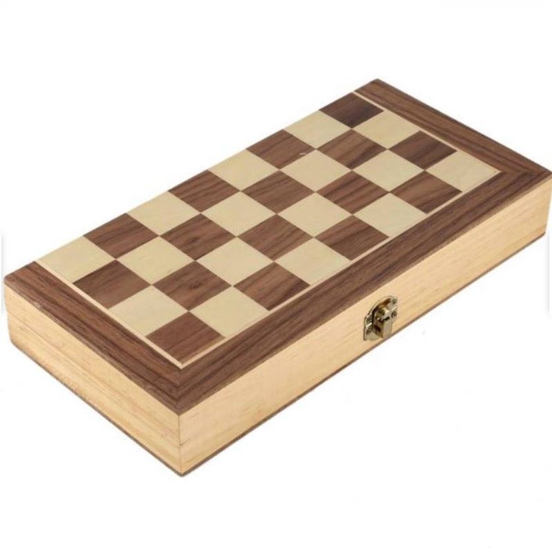 Ajedrez Madera Gran Calidad 30x30 Cm Excelente -0