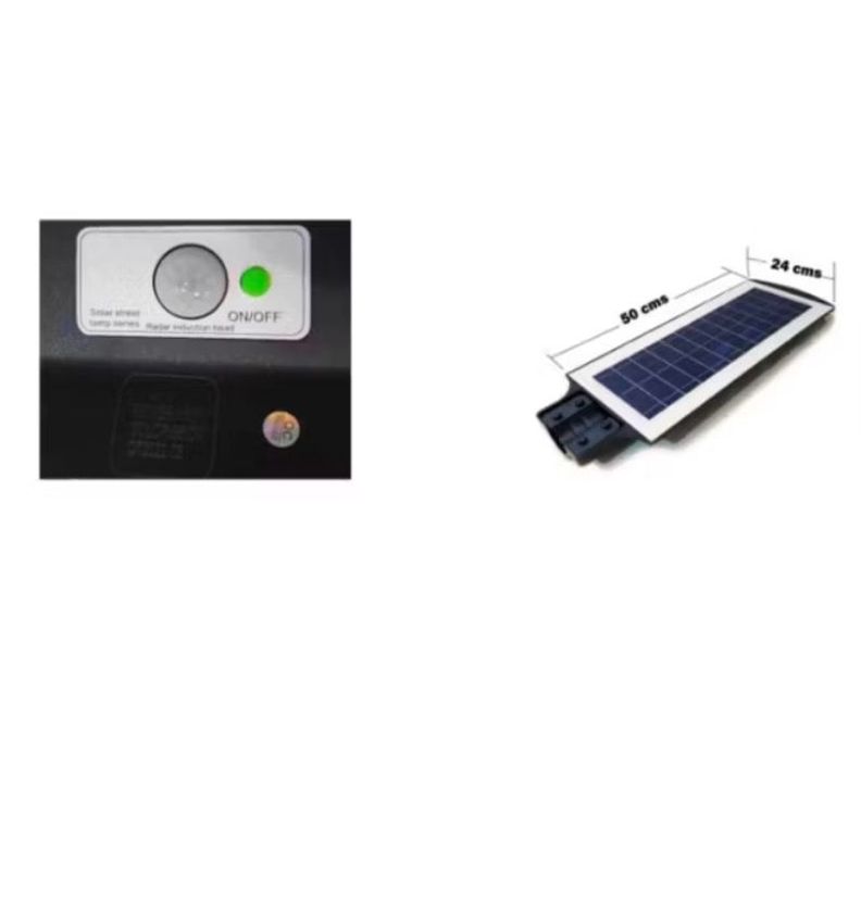 Foco Solar LED De Exterior Con Panel Solar y Sensor De Luz 180W-4