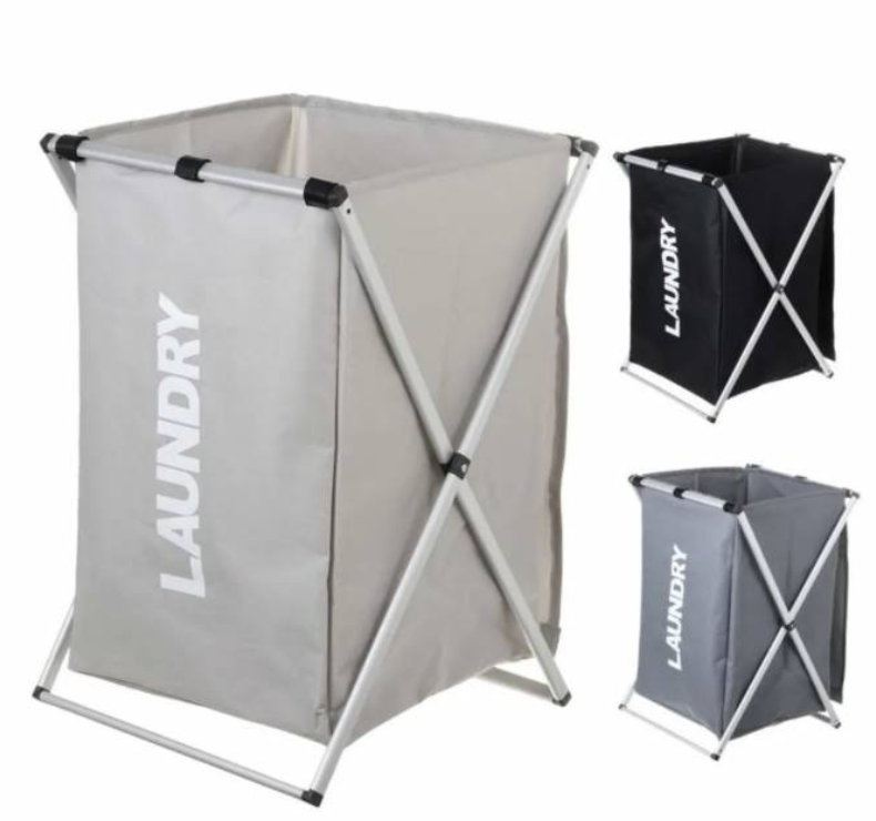 Cesta Ploma De Almacenamiento De Ropa Sucia Plegable Organizador-4