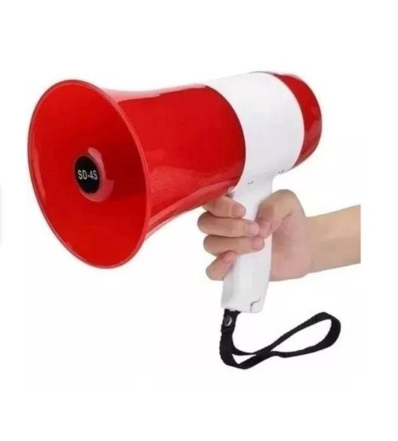 Megáfono 20w Dinámico De Mano Recargable-2