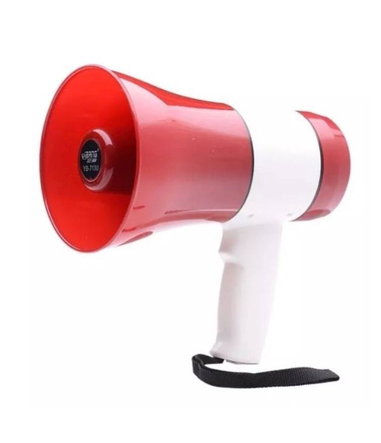 Megáfono 20w Dinámico De Mano Recargable-3