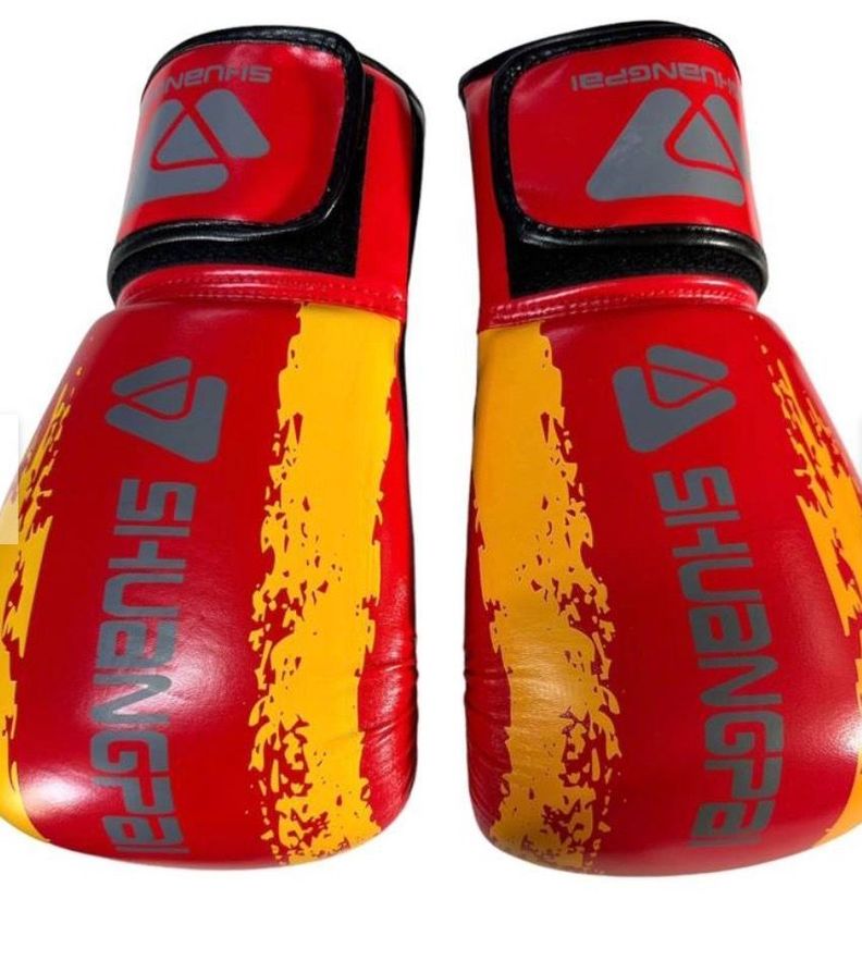 Guantes De Boxeo ROJO AMARILLO10 Oz-2