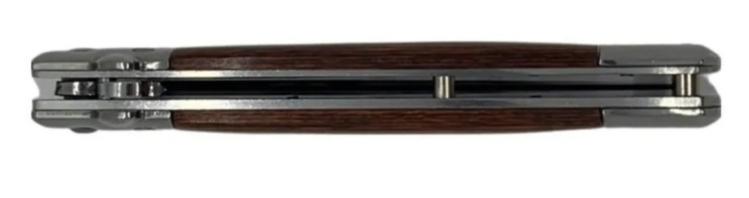 Navaja Cortapluma Cuchillo Tactico Mango De Madera -2
