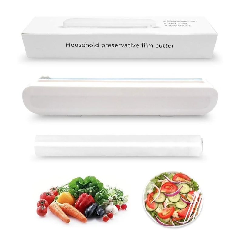 Dispensador De Papel Alusa Cortador Film Porta Rollo Cocina-3
