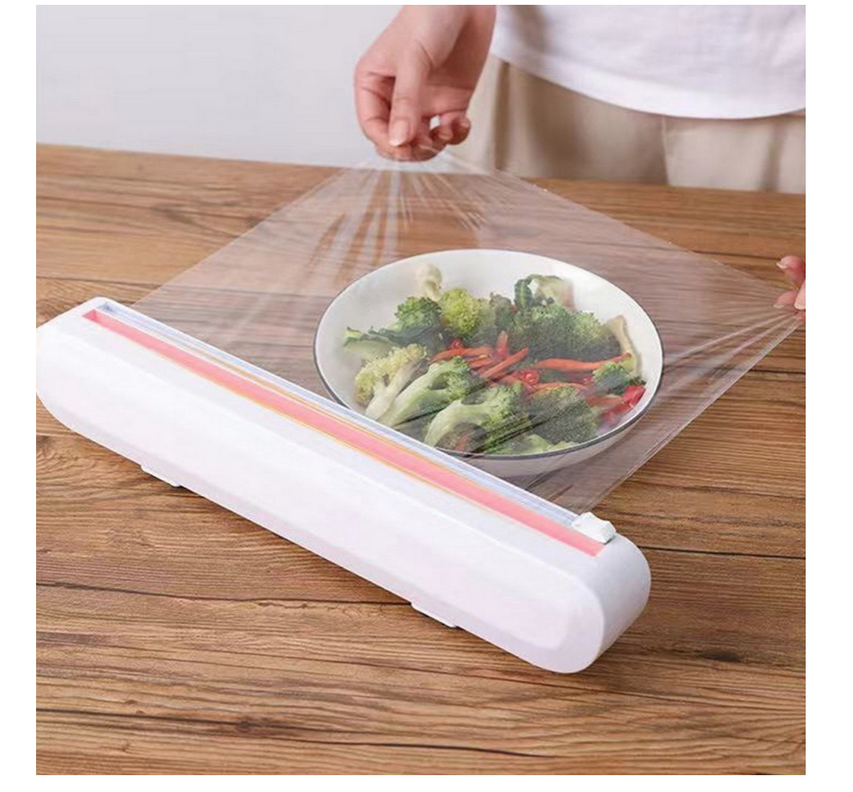 Dispensador De Papel Alusa Cortador Film Porta Rollo Cocina-4