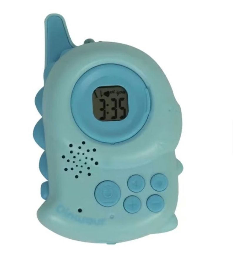 Walkie Talkie Niños Dinosaurio Kids Intercom Color Azul Y Rosado Par.-0