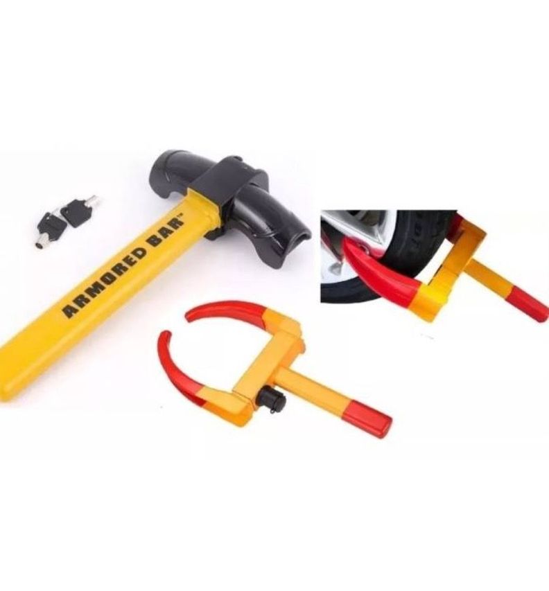 Kit Antirrobo Rueda Pitbull Traba Volante-0