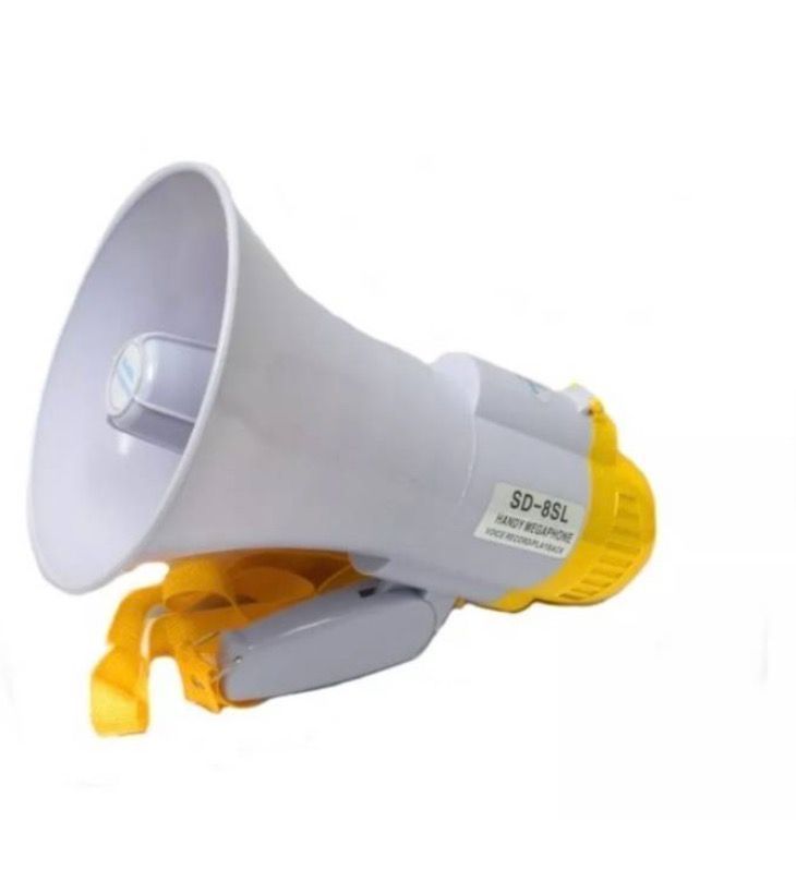 Megafono Sirena Portatil 15w-0