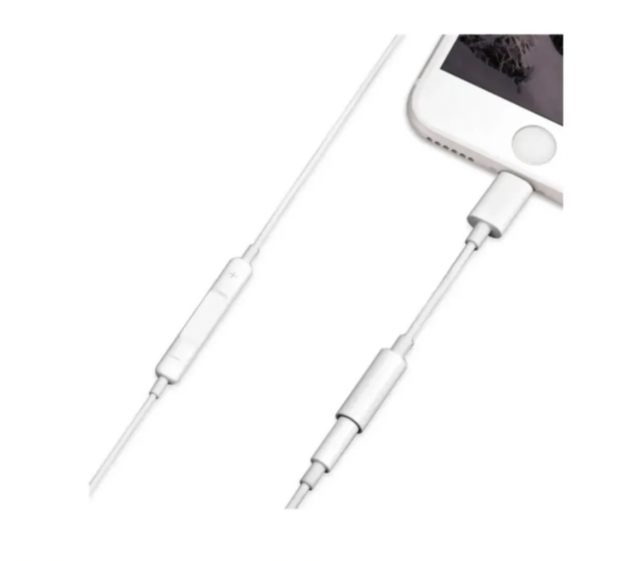 Adaptador Audífonos iPhone 7 8 X 11 12 Microfono Bluetooth-1