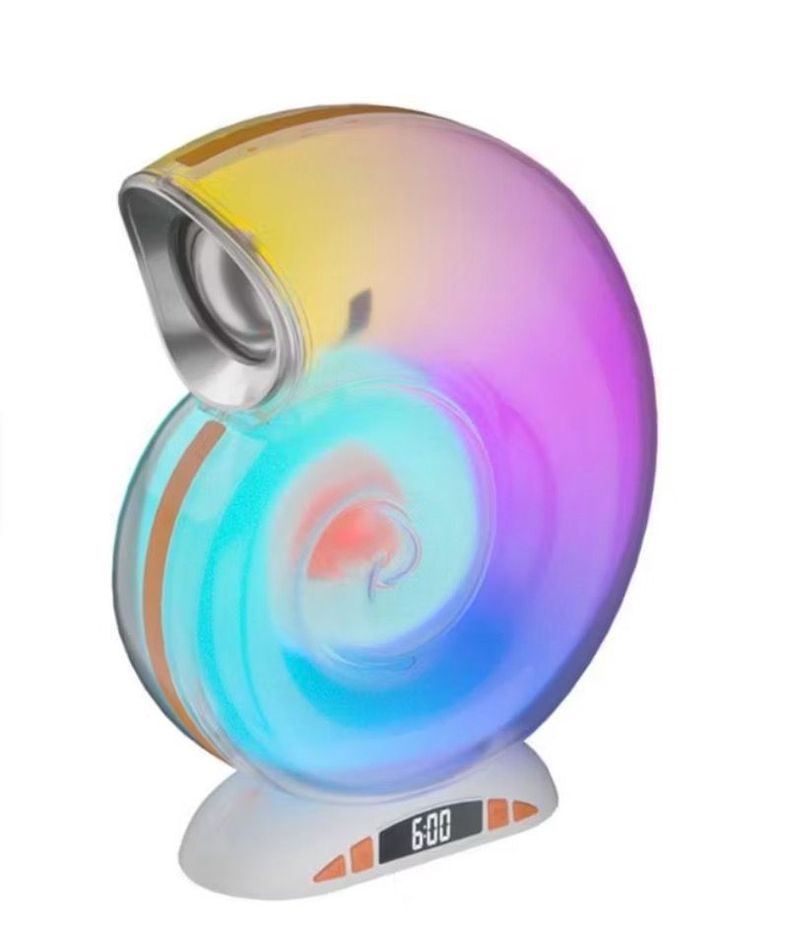 Parlante Bluetooth Caracol Altavoz RGB Musica Radio-0
