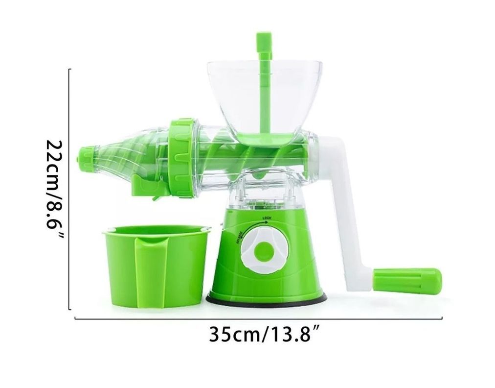 Exprimidor Extractor De Jugo Manual De Frutas Verduras-3