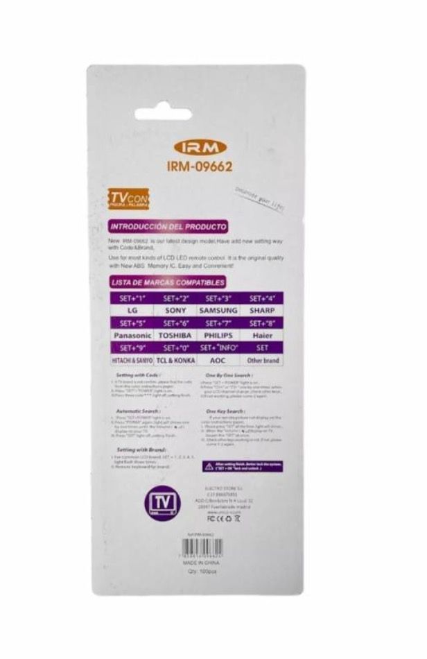 CONTROL REMOTO UNIVERSAL PARA EQUIPOS EXPRESS-1
