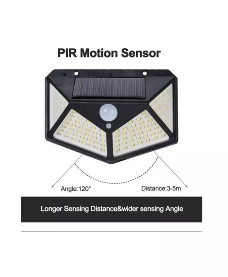 Foco Solar con Sensor de Movimiento 100 Led-1