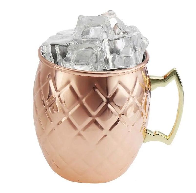 Pack x2 Tazon Mug de Acero Cobre Moscow Mule-2