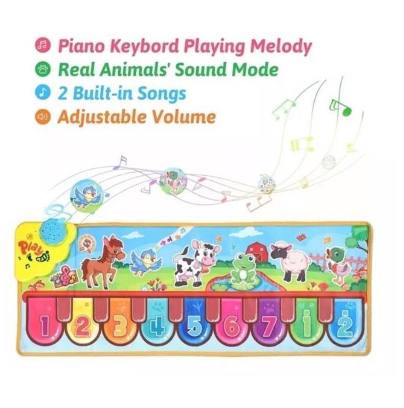Alfombra De Piano Musical Para Niños y Bebés -3