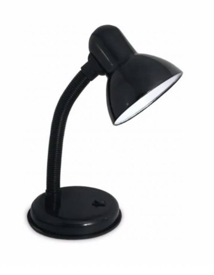 Lampara Escritorio Color Negro Cuello Flexible-0