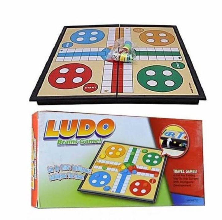 Ludo Magnetico Juego Mesa Clásico Educativo Tablero 18x18-3