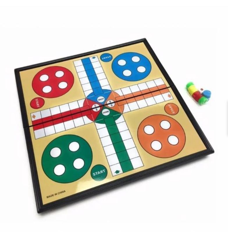 Ludo Magnetico Juego Mesa Clásico Educativo Tablero 18x18-1