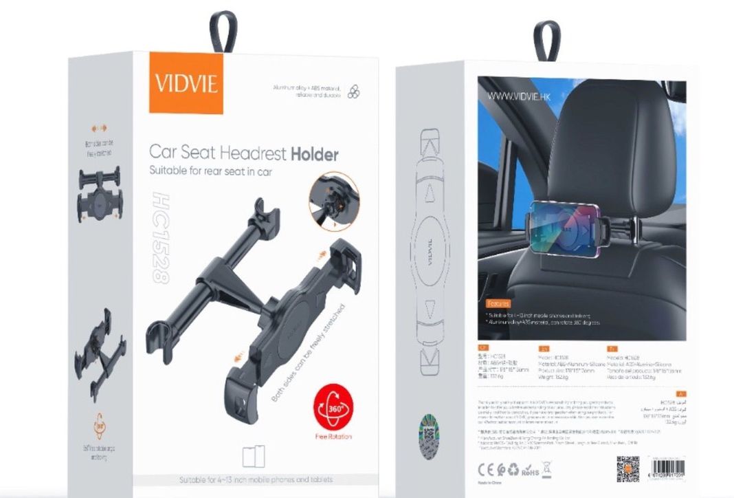 Soporte Celular Tablet Cabecera Vehiculo Vidvie 1528-1
