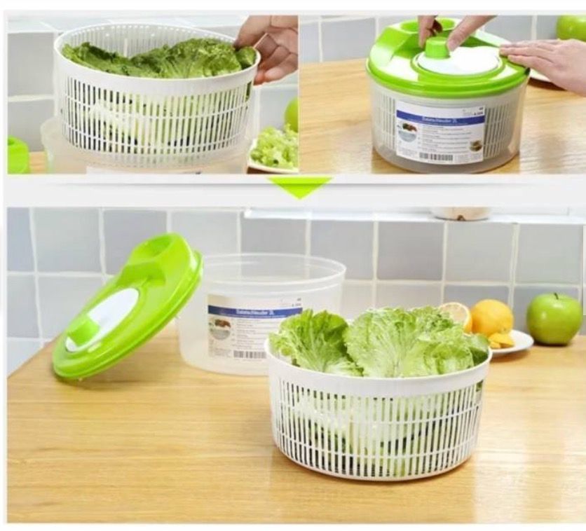 Centrifuga Secadora De Verduras Lechuga Frutas-3