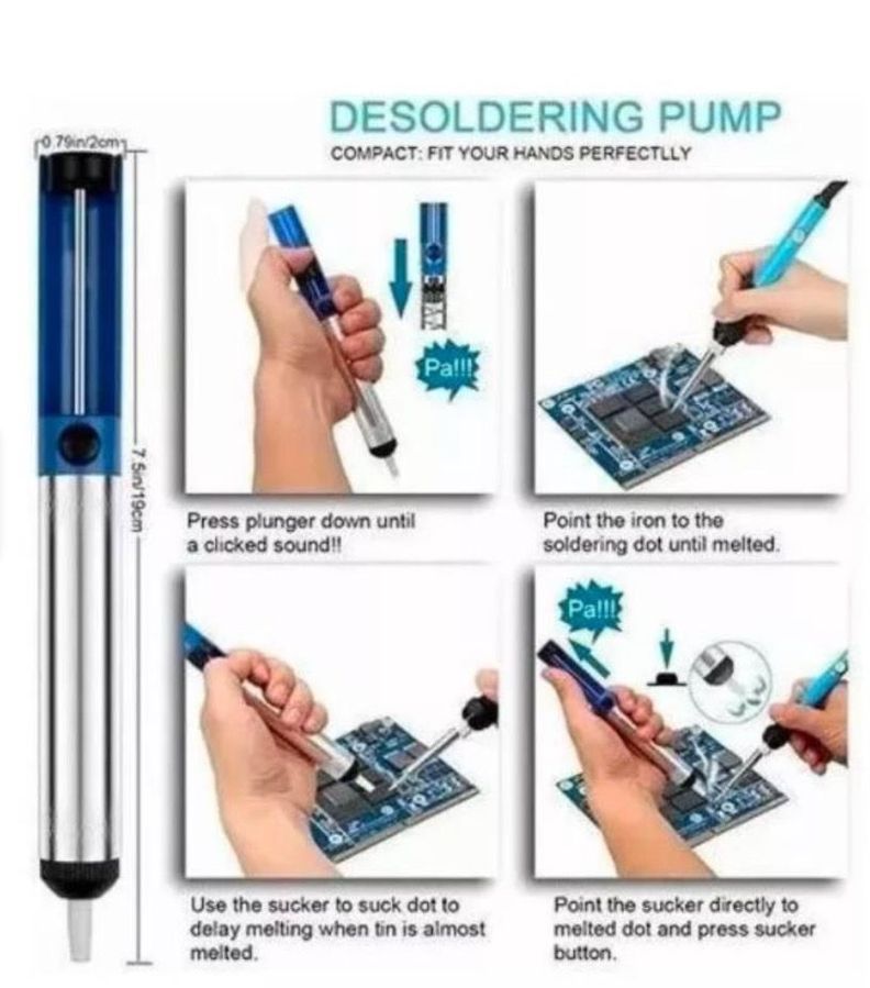 Cautin Soldadura Kit Accesorios 60w c/ Tester-2