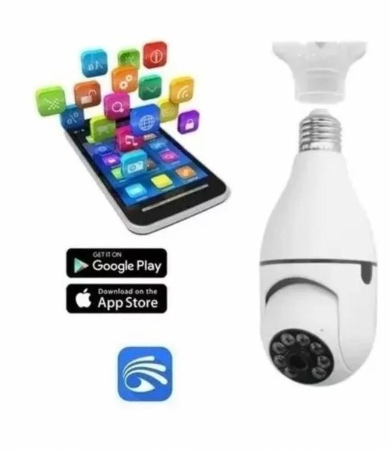 Camara IP Ampolleta Motorizada 360° E27 1080P-3