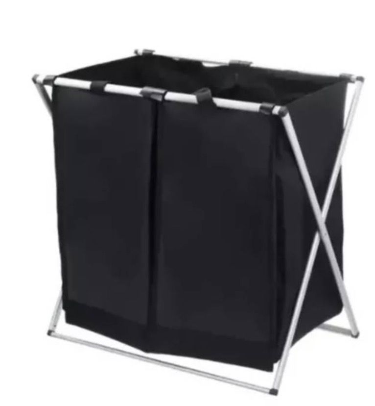 Cesta Canasto Plegable Almacenamiento Ropa NEGROXL-0