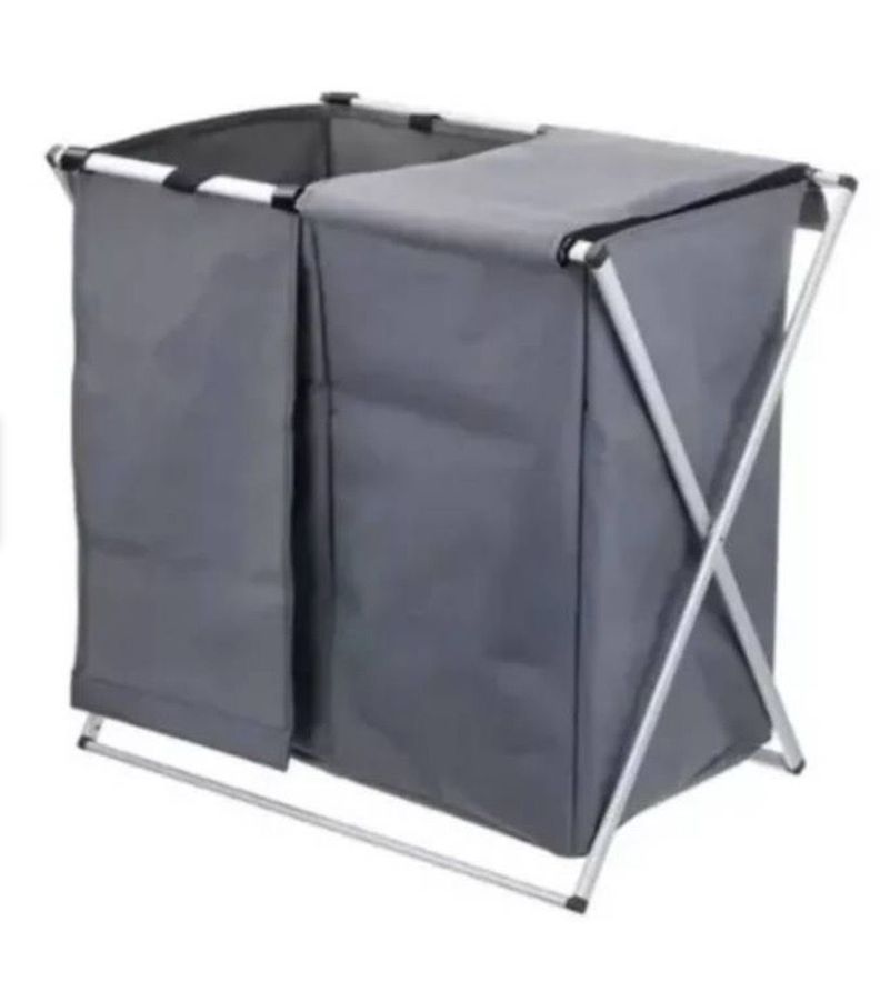 Cesta Canasto Plegable Almacenamiento Ropa NEGROXL-1