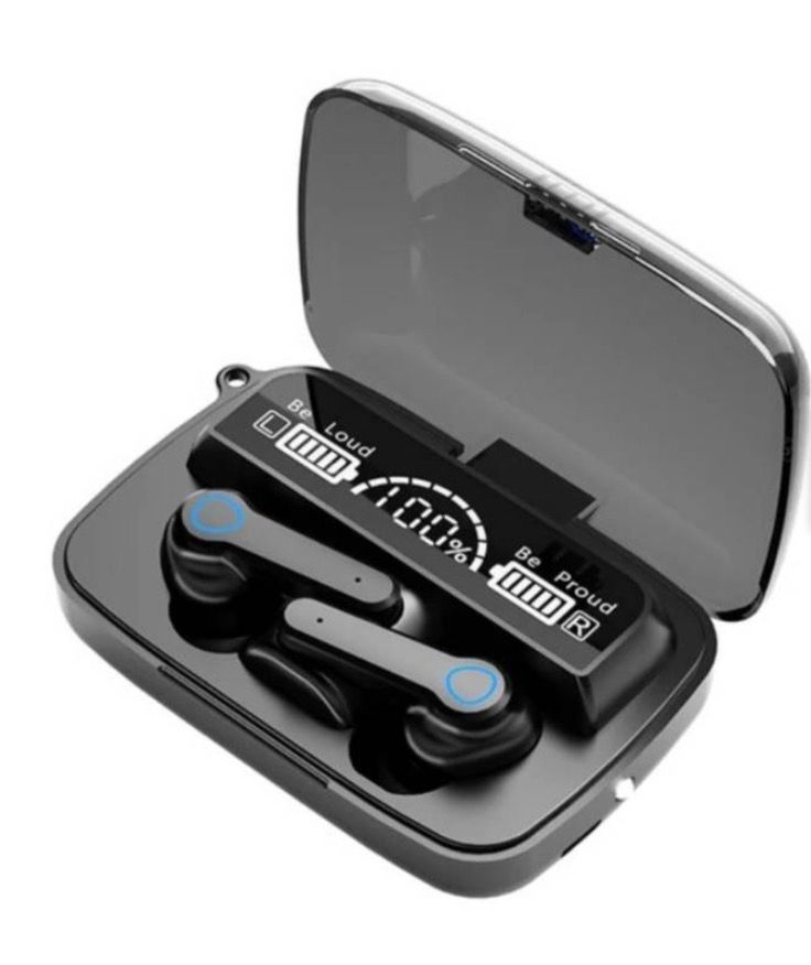 Audifonos Inalambricos Bluetooth M19 V53 Con Power Bank-0