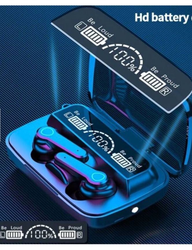 Audifonos Inalambricos Bluetooth M19 V53 Con Power Bank-3