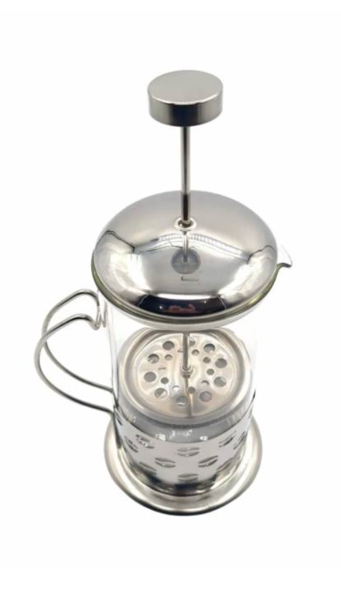 Tetera Cafetera De Vidrio Francesa 1000ml Acero Inoxidable-1