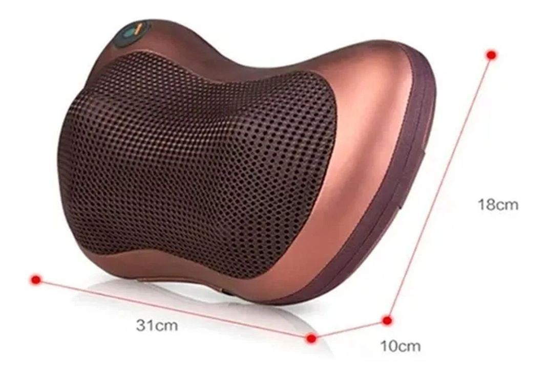 Masajeador Almohada Cojín Lumbar Cuello Piernas-1