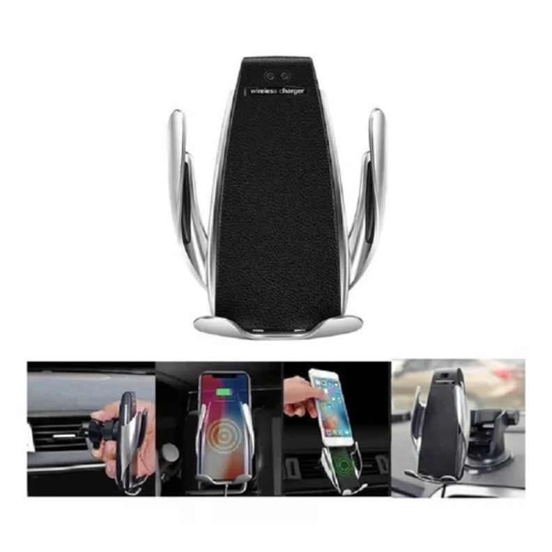 Soporte Celular Auto Cargador Inalambrico Rapdo S5-2