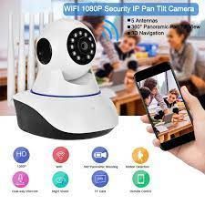 Camara de Seguridad Vigilancia IP Wifi 360° 5 Antenas -3