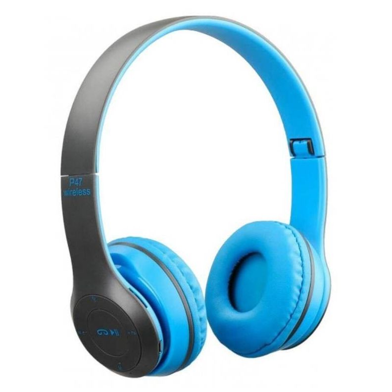 Audífonos Bluetooth P47 - Azul-1