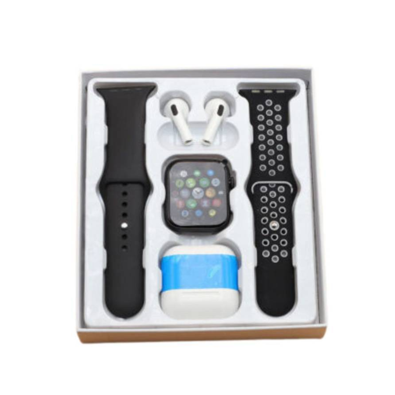 Reloj T55 Pro Max Smartwatch Reloj Inteligente + Audifonos - NEGRO-1