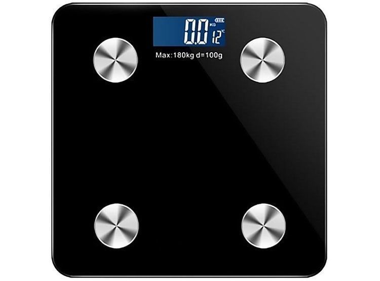 Pesa Digital Bluetooth Medidor IMC Negra-0