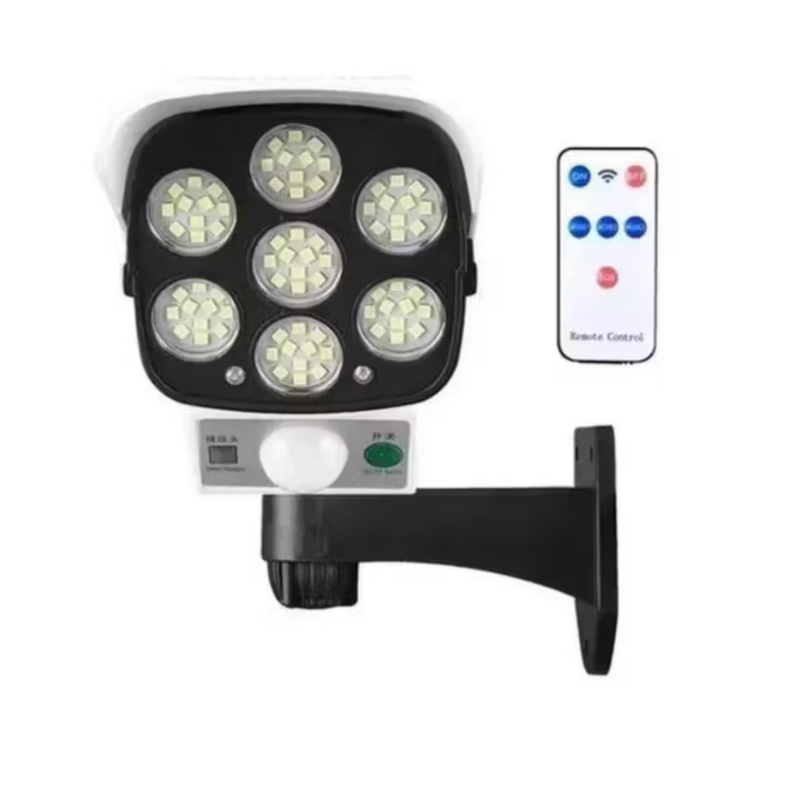 Foco Solar con Diseño de Cámara de Seguridad-2